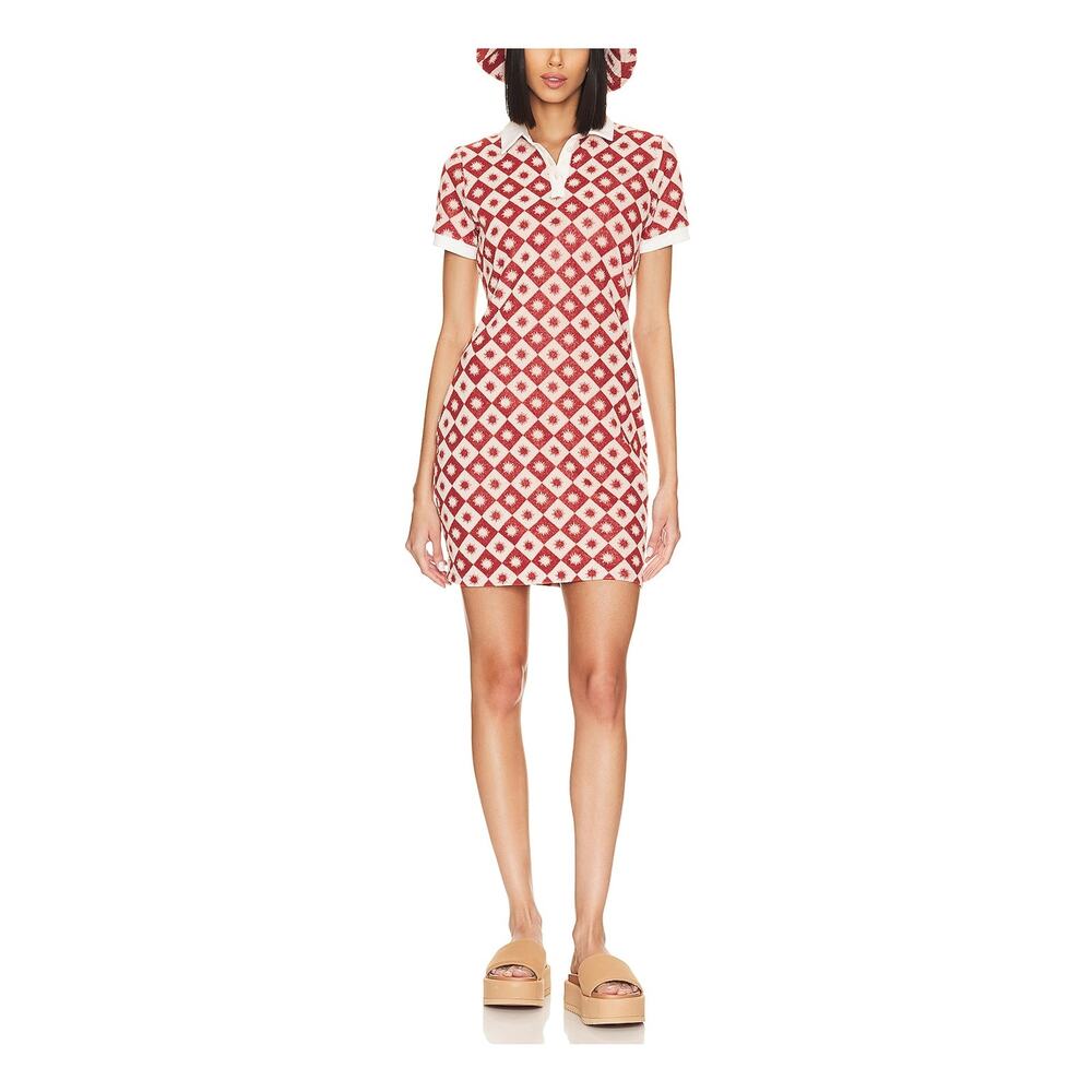 Beach Riot 'Sadie' Red Nylon Dress Size S